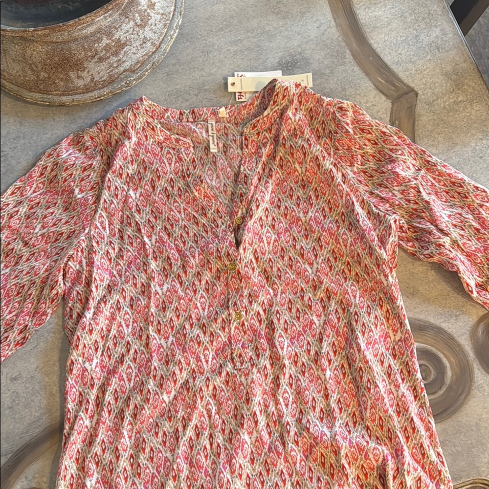 Women's Multicolor Patterned Top